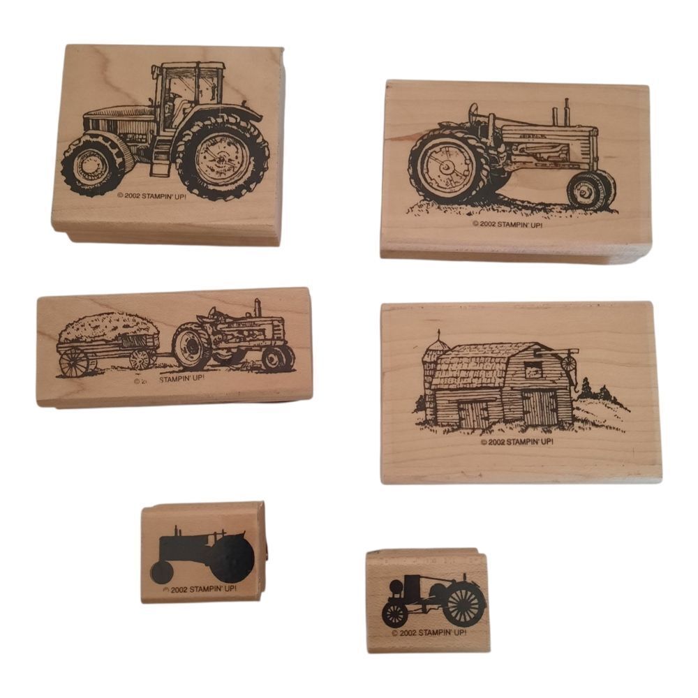 Stampin' Up! Farm-Themed Wooden Stamps Set